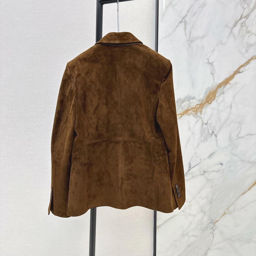 Brunello Cucinelli WOMEN Genuine Leather COAT(size:S|M|L)