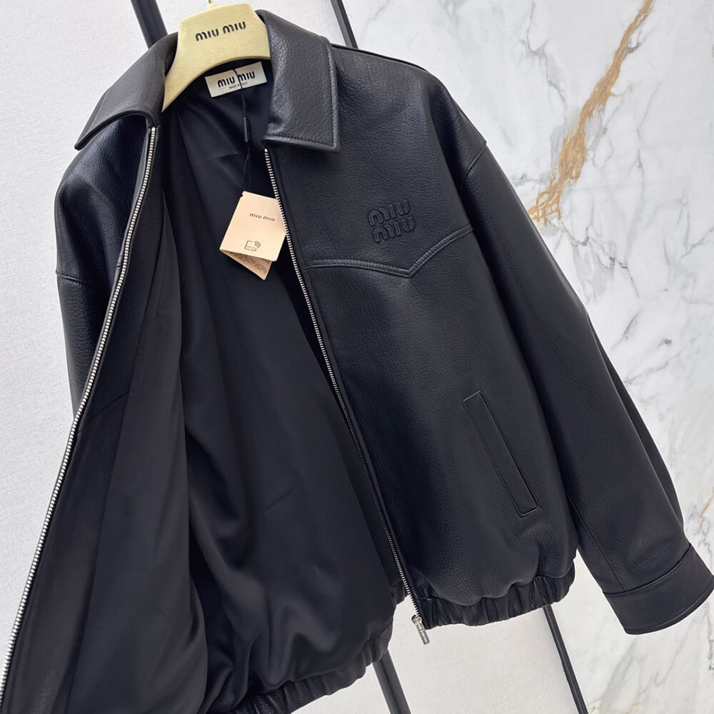 M1um1u WOMEN Genuine Leather COAT(size:S|M|L)