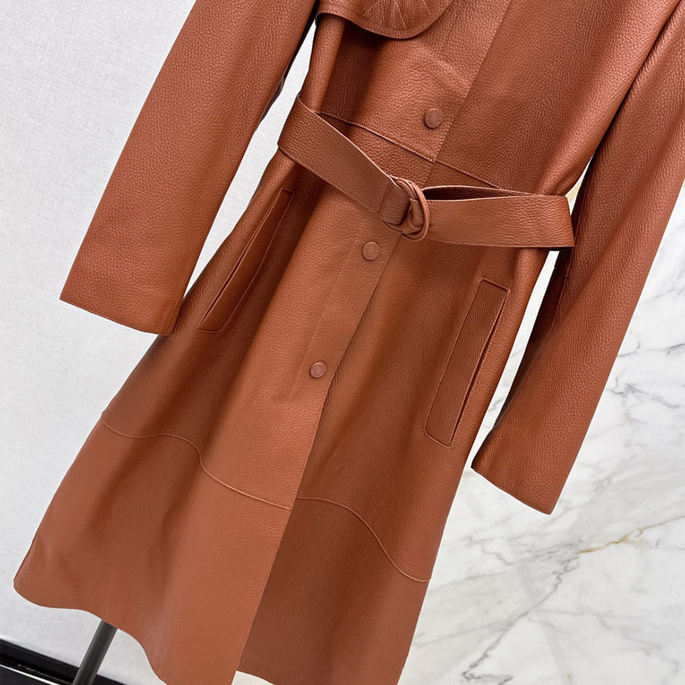 H**me5 WOMEN Genuine Leather COAT(size:S|M|L)