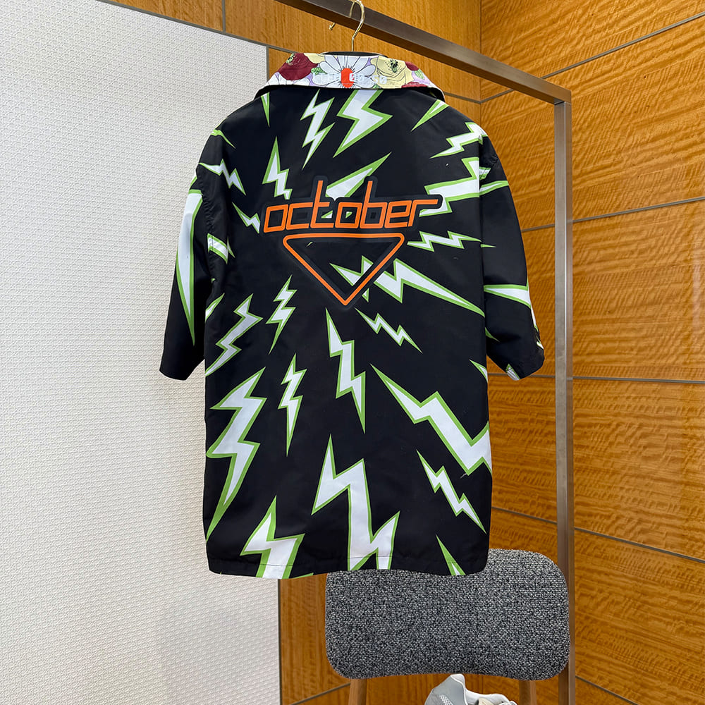 Pra*a UNISEX REVERSIBLE SHIRT(size:S|M|L|XL)