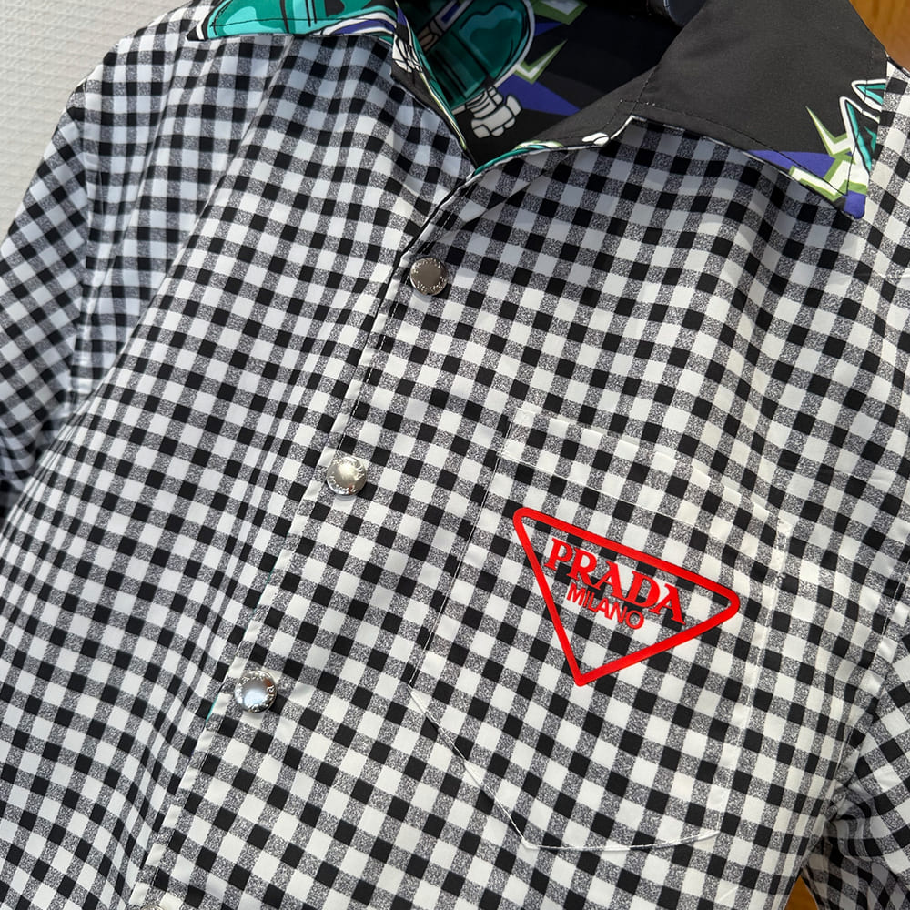 Pra*a UNISEX REVERSIBLE SHIRT(size:S|M|L|XL)