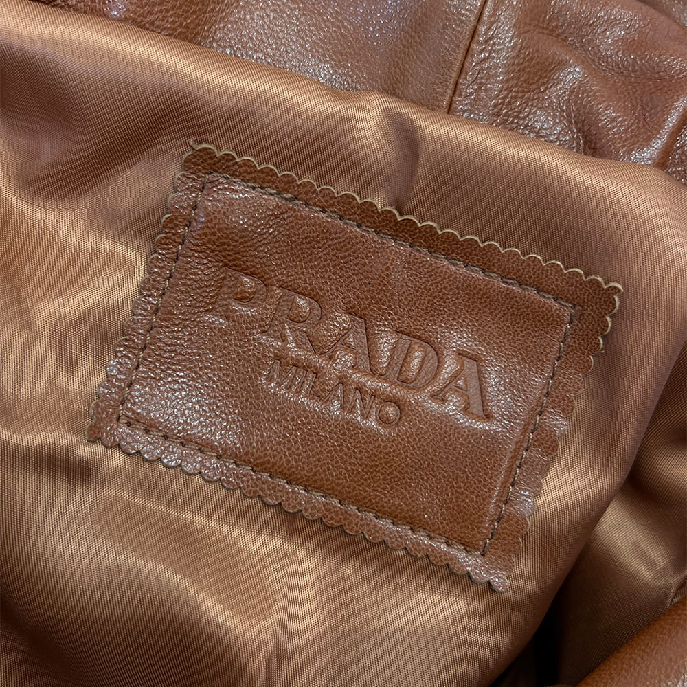 Pra*a UNISEX Genuine Leather COAT(size:48|50|52|54|56)
