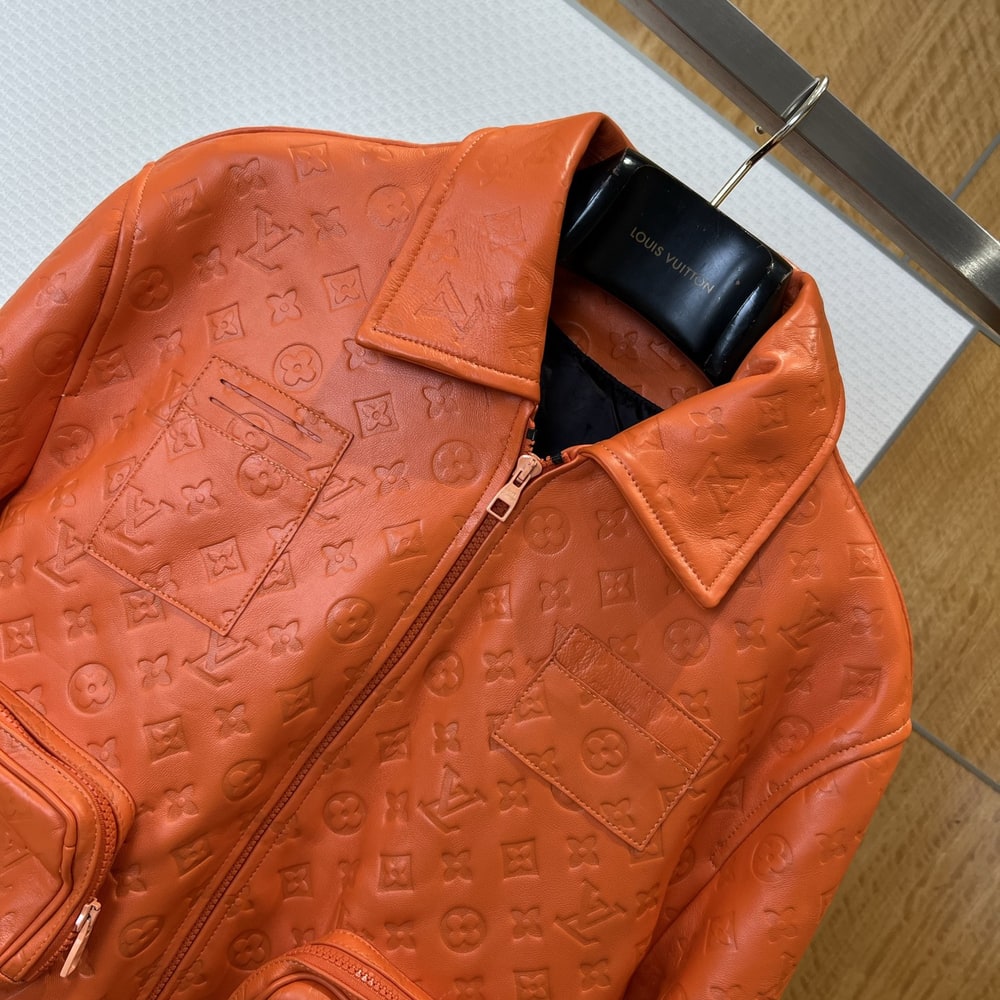 LV UNISEX Genuine Leather COAT(size:S|M|L|XL|XXL)