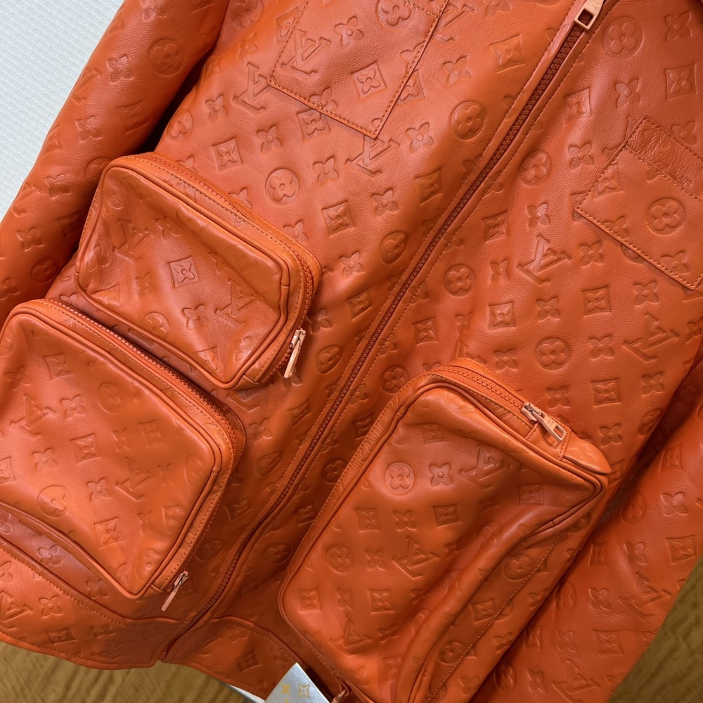 LV UNISEX Genuine Leather COAT(size:S|M|L|XL|XXL)