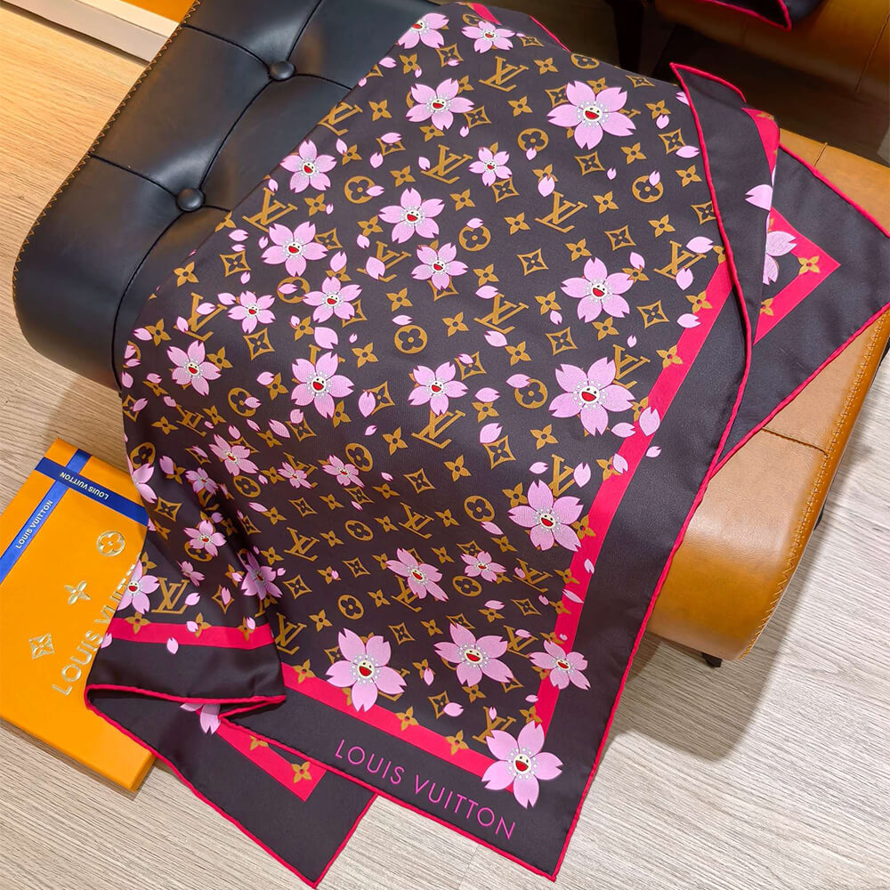 LV x TM Monogram Cherry Blossom Square 70