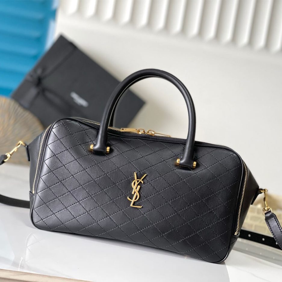 Y51 LYIA DUFFLE IN QUILTED LAMBSKIN