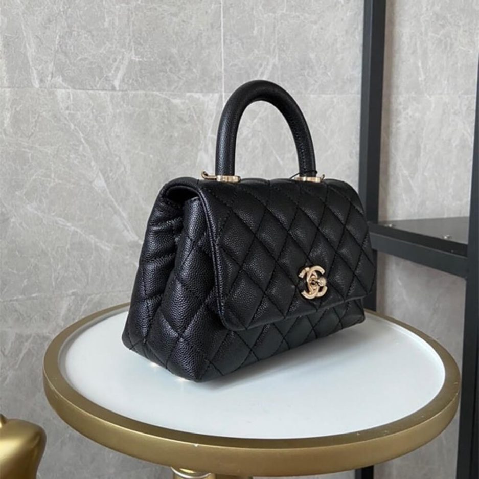 Ch**el Coco handle flap shoulder bag Mini