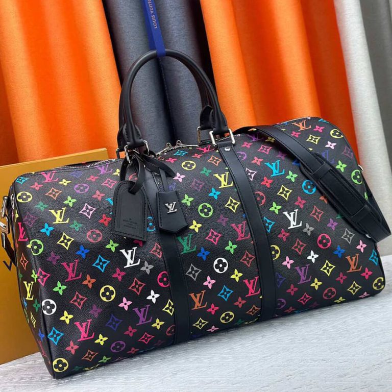 LV x TM KEEPALL BANDOULIÈRE 50 travel bag