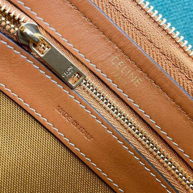 Ce1i*e Large Boston IN Triomphe Canvas and calfskin