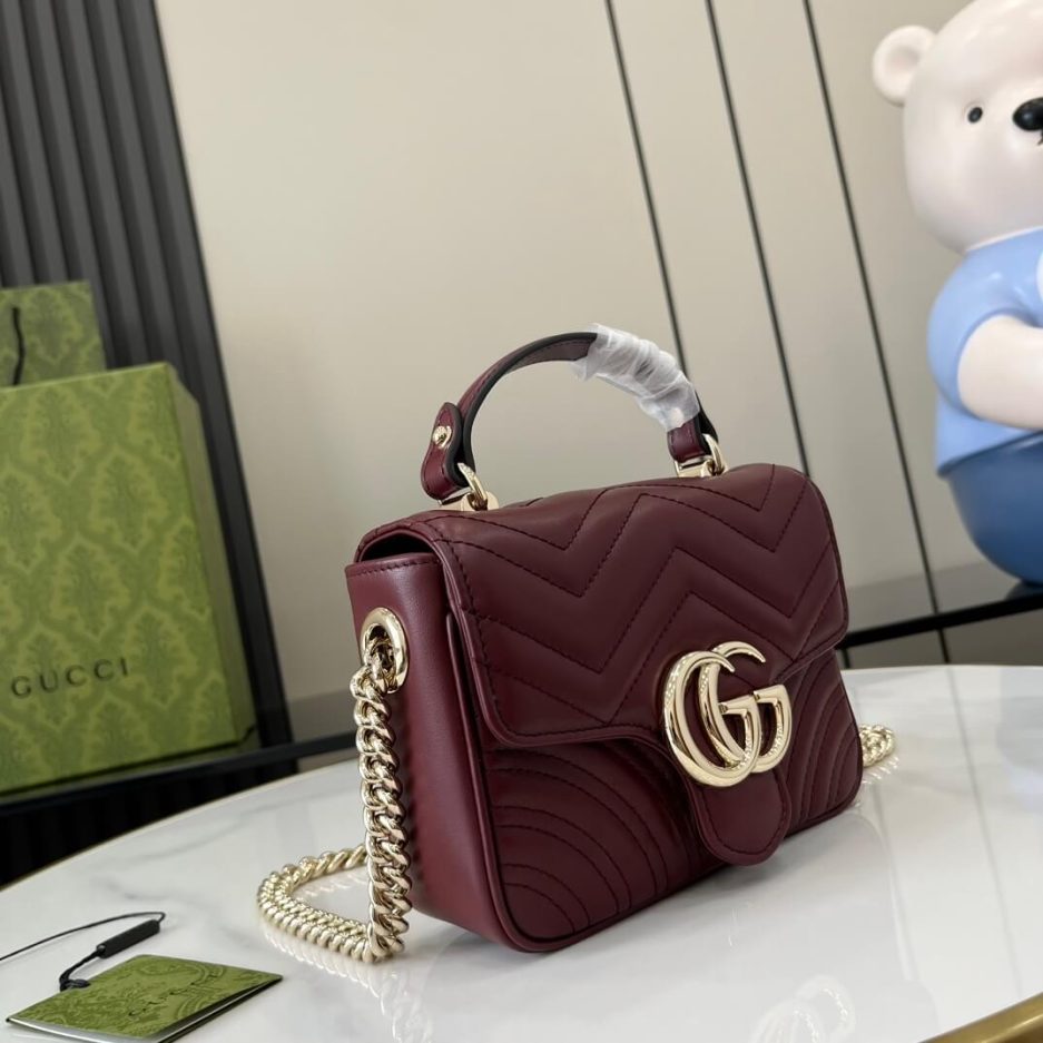 GG Marmont mini top handle bag